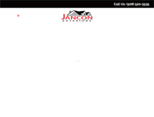 Tablet Screenshot of janconexteriors.com